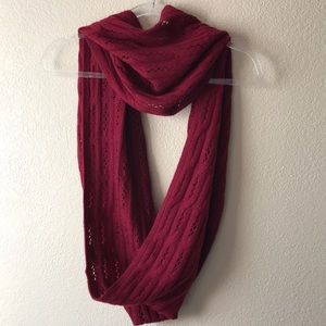 Infinity knit scarf